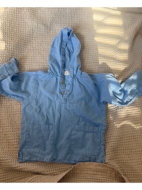 Zara baby boy shirt with hoodie 4-5 years
